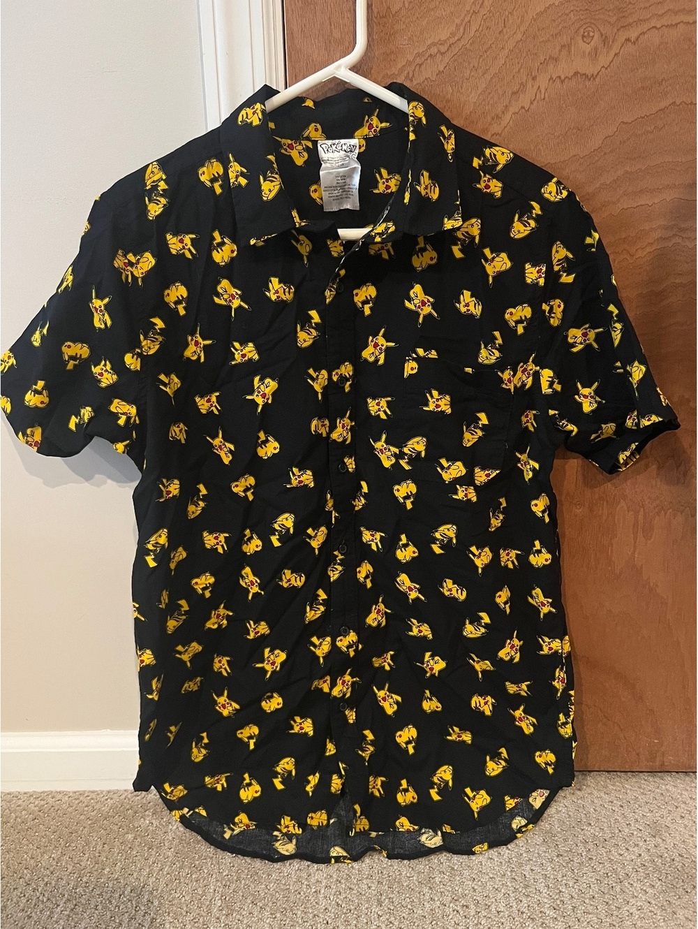 Pokémon Pikachu Button Down Shirt